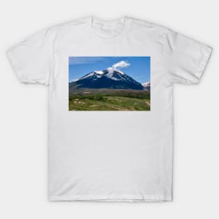 Wisp Of A Cloud Above The Mountain T-Shirt